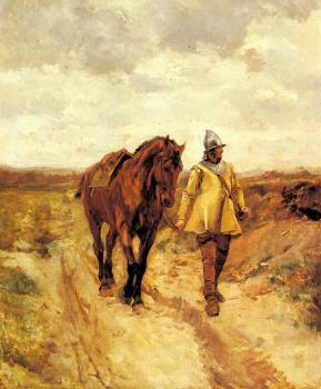 Jean-Louis Ernest Meissonier : A Man of Arms and His Horse